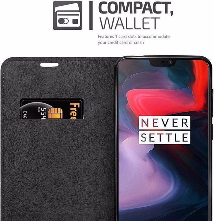 Produktbild Cadorabo Book Invisible Magnet Cover (OnePlus 6)