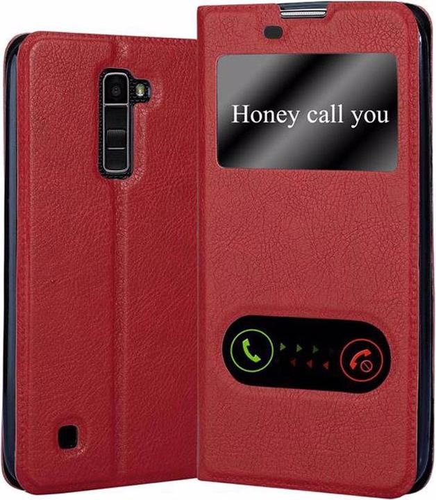 Actual product image Cadorabo Book with View double window cover (LG K10)