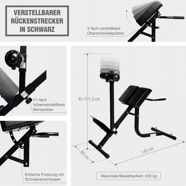 Produktbild Gorilla Sports Rücken– und Bauchtrainer