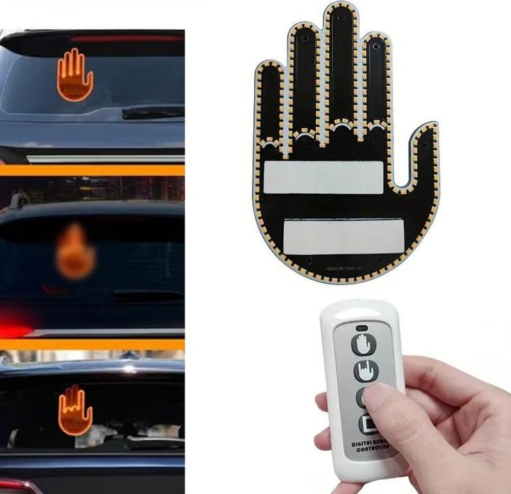 Image du produit Cbx Geste d'éclairage LED pour voiture, signe de main LED pour voiture avec télécommande
