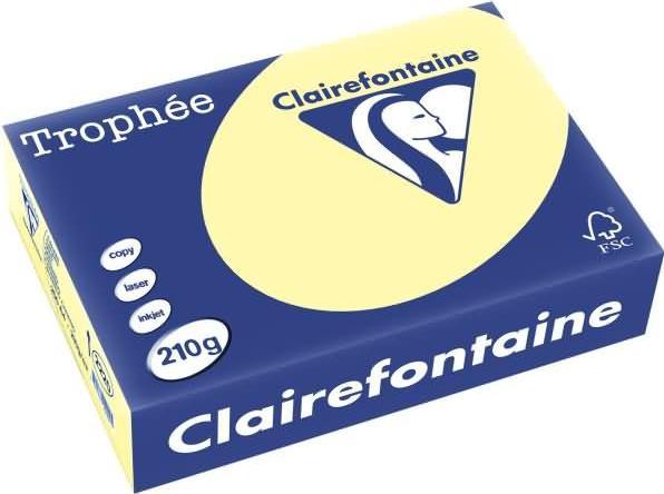 Produktbild Clairalfa Multifunktionspapier Troph‚e, A4, gelb (210 g/m², 250 x, A4)