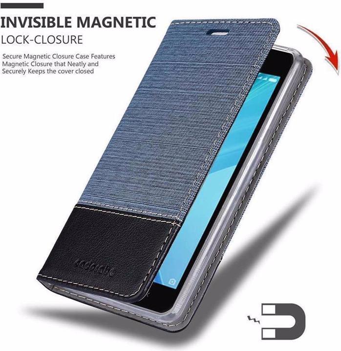 Produktbild Cadorabo Book Jeans Optik Cover (Xiaomi Redmi Note 5A)