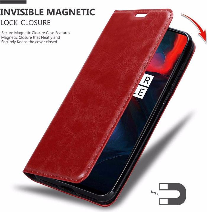 Produktbild Cadorabo Book Invisible Magnet Cover (OnePlus 6)