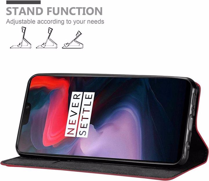 Produktbild Cadorabo Book Invisible Magnet Cover (OnePlus 6)