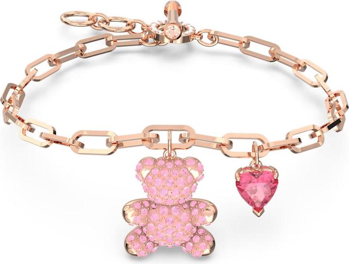 Swarovski Teddy Armband Rosa (18 cm, Swarovski Metall)