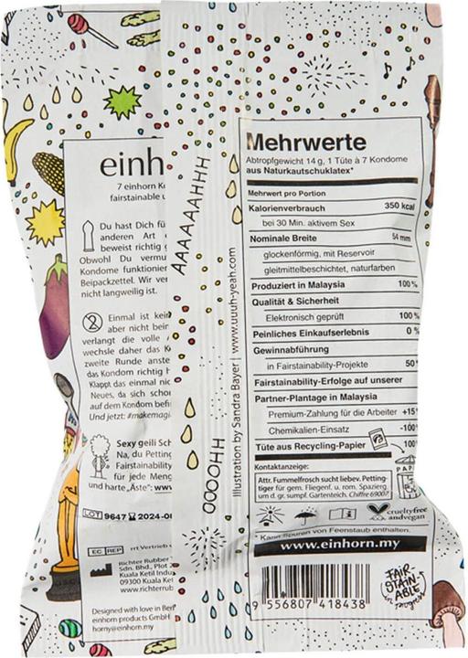 Produktbild Einhorn Condoms Penisgegenstände (7 Stk.)