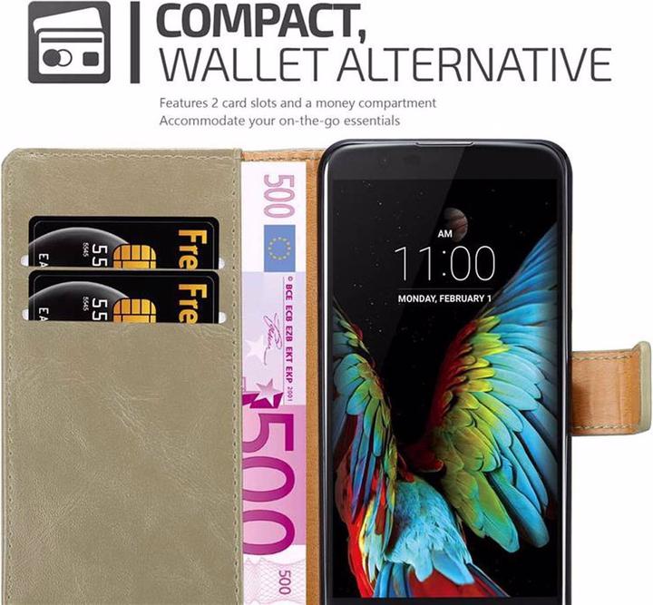 Actual product image Cadorabo Book Luxury Cover (LG K10)