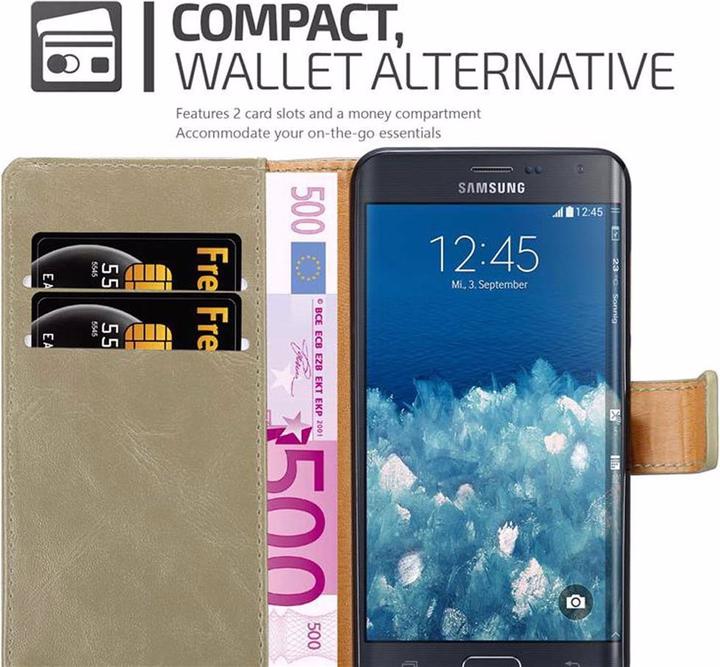 Actual product image Cadorabo Book Luxury Cover (Samsung Galaxy Note Edge)