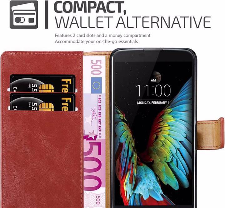Actual product image Cadorabo Book Luxury Cover (LG K10)