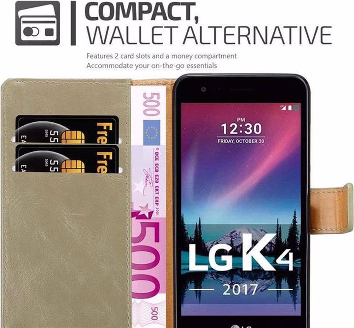 Produktbild Cadorabo Book Luxury Cover (LG K4)