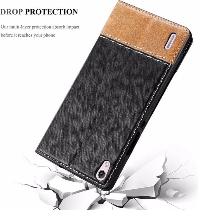 Actual product image Cadorabo Book X Wallet Cover (Huawei Ascend P7)