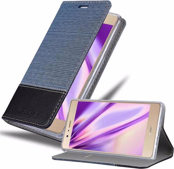 Produktbild Cadorabo Book Jeans Optik Cover (Huawei P8 Max)