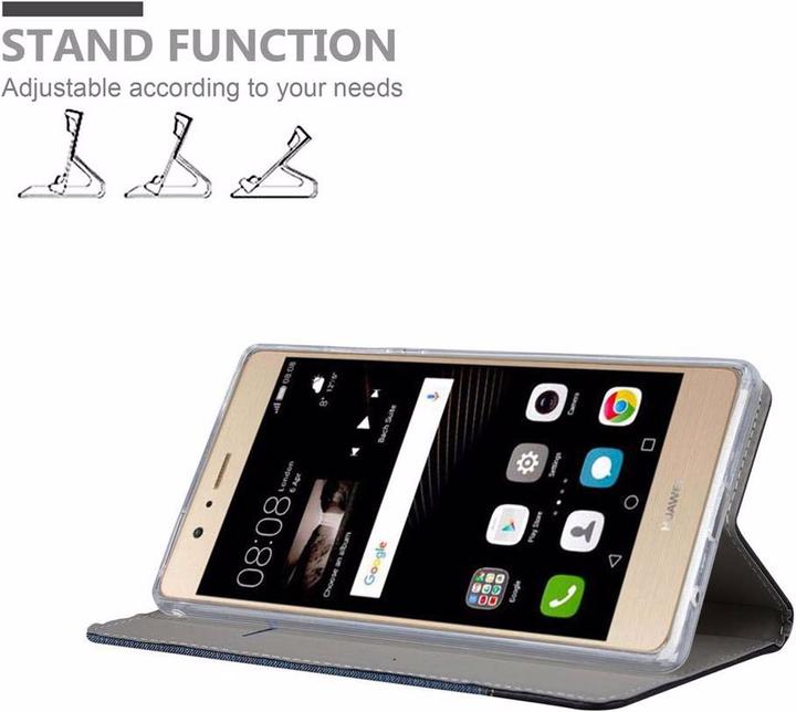 Produktbild Cadorabo Book Jeans Optik Cover (Huawei P8 Max)