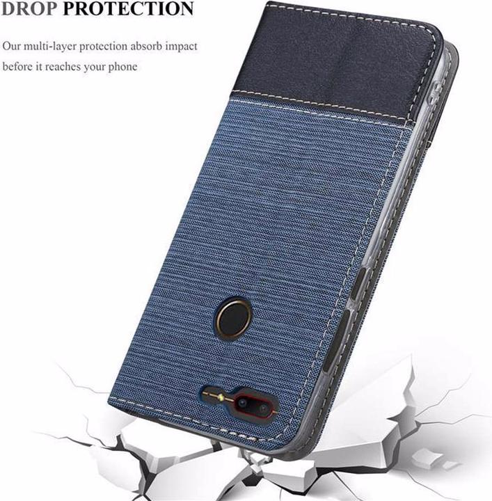 Produktbild Cadorabo Book Jeans Optik Cover (ZTE Nubia N3)