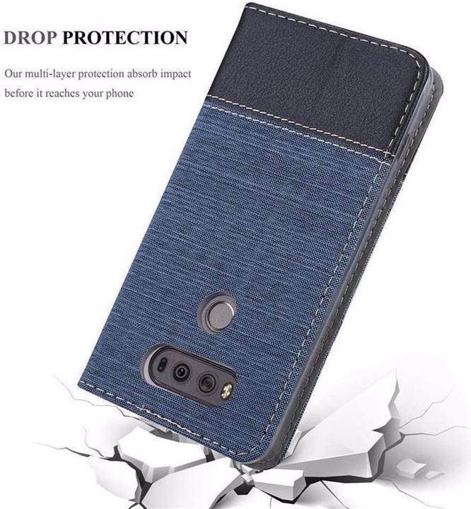 Produktbild Cadorabo Book Jeans Optik Cover (LG V20)