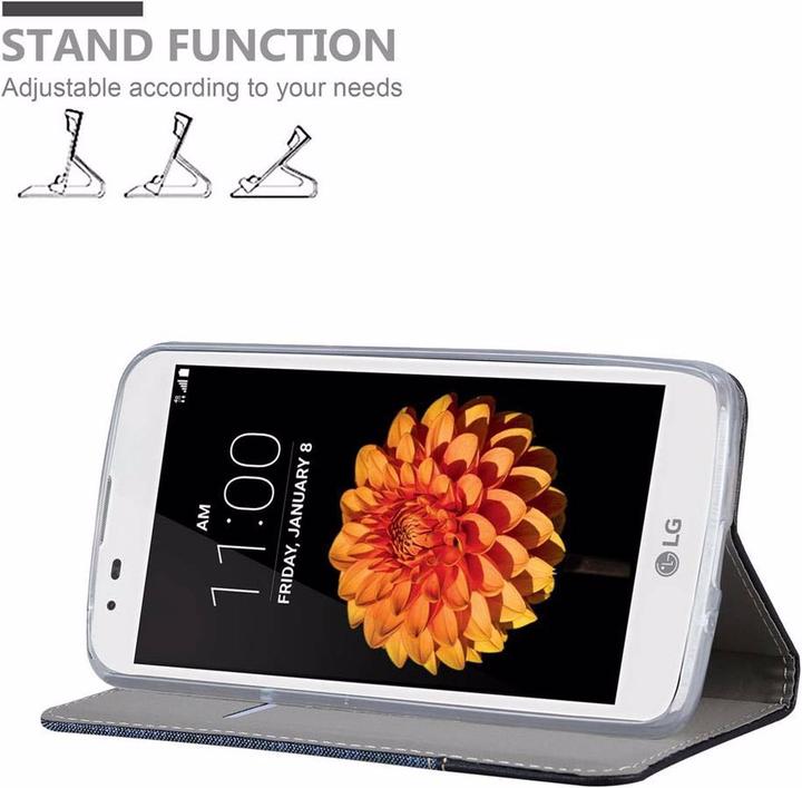 Immagine prodotto Cadorabo Copertina del libro Jeans Optics (LG K7)