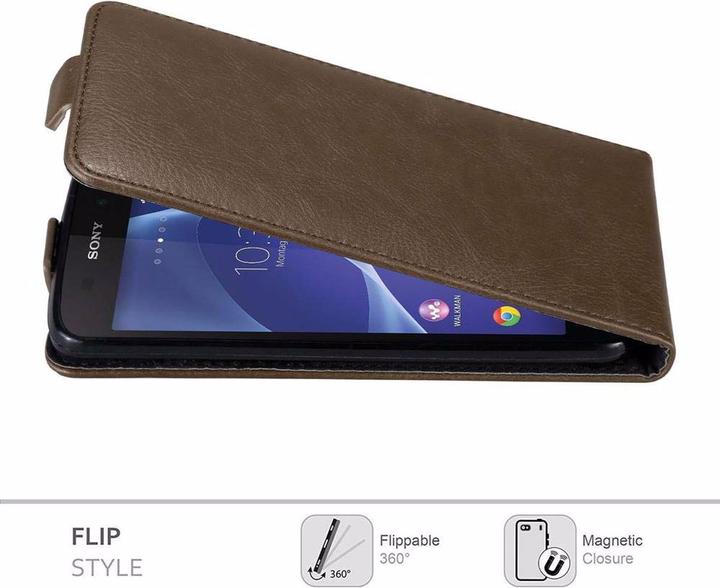 Immagine prodotto Cadorabo Flip come copertura invisibile (Sony Xperia Z2)