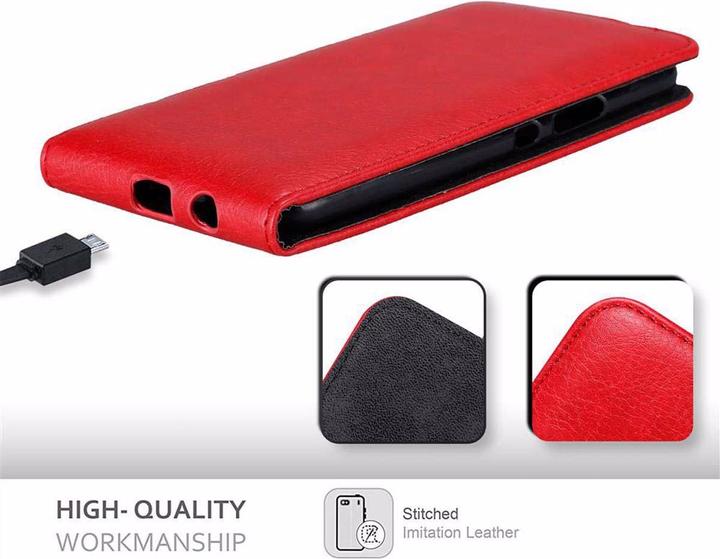 Immagine prodotto Cadorabo Flip come copertura invisibile (Motorola Moto X4)