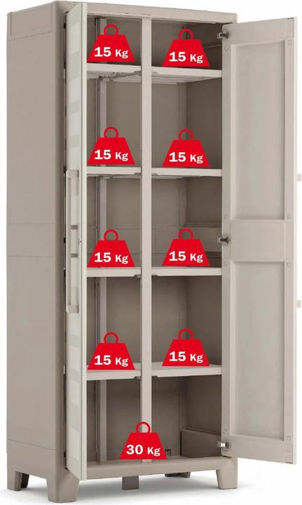 Actual product image Keter Cupboard (80 x 44 x 182 cm)