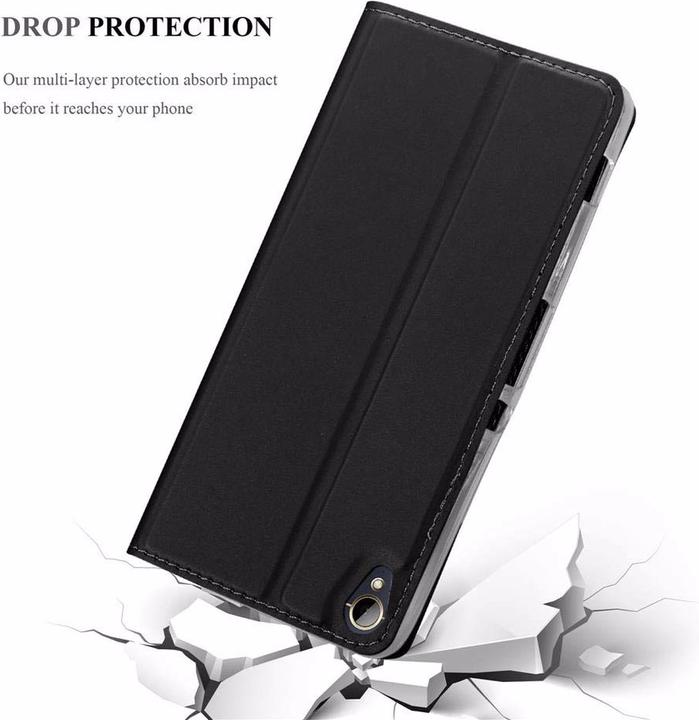 Produktbild Cadorabo Book Classy Style Cover (HTC Desire 10 Lifestyle, HTC Desire 825)