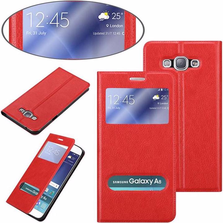 Produktbild Cadorabo Book mit View Doppelfenster Cover (Samsung Galaxy A8 (2018))