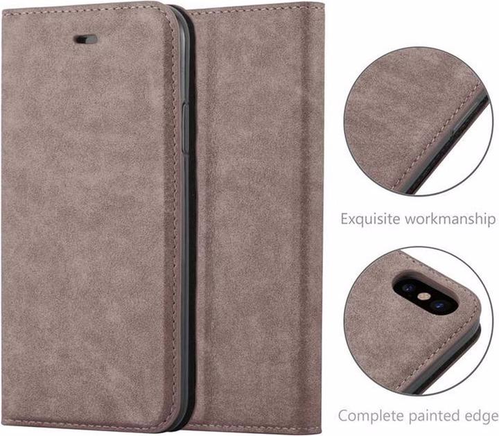 Produktbild Cadorabo Book Invisible Magnet Cover (Apple iPhone XS Max)