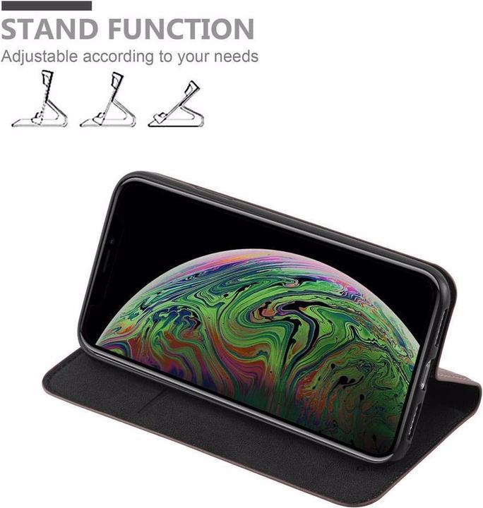 Produktbild Cadorabo Book Invisible Magnet Cover (Apple iPhone XS Max)