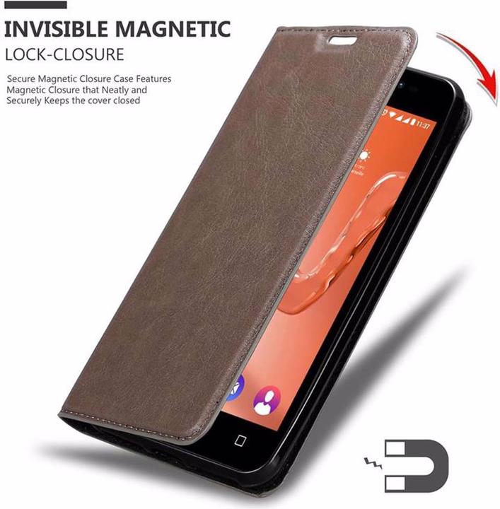 Actual product image Cadorabo Book Invisible Magnet Cover (Wiko Freddy)