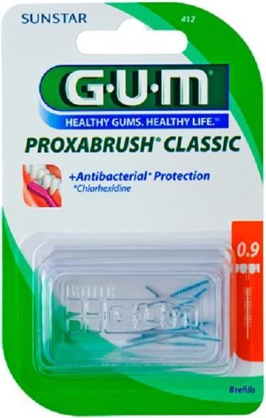 Produktbild GUM SUNSTAR Proxabrush ISO 2 0.9mm cylindric refill orange (8 x, 0.90 mm)