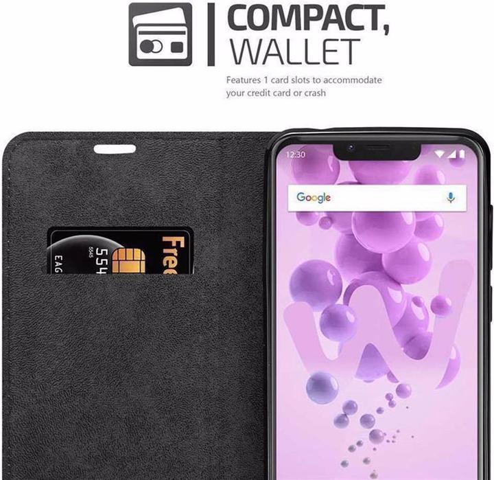 Produktbild Cadorabo Book Invisible Magnet Cover (Wiko View 2 Go)
