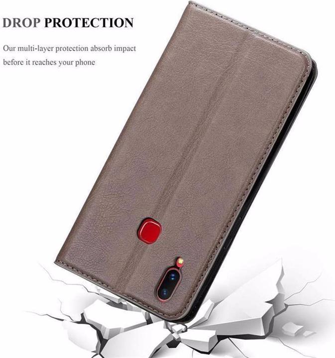 Actual product image Cadorabo Book Invisible Magnet Cover (Vivo X21)