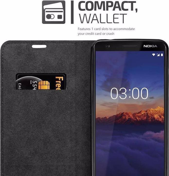 Immagine prodotto Cadorabo Copertina magnetica invisibile del libro (Nokia 3.1)