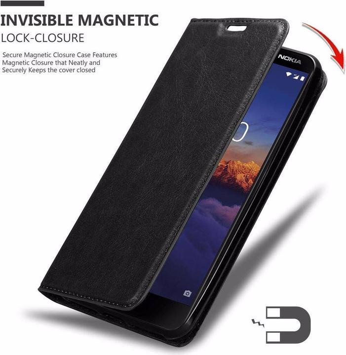 Immagine prodotto Cadorabo Copertina magnetica invisibile del libro (Nokia 3.1)