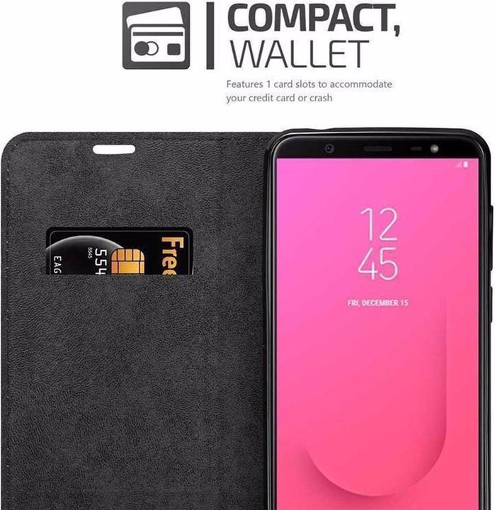 Produktbild Cadorabo Book Invisible Magnet Cover (Samsung Galaxy J8 (2018))