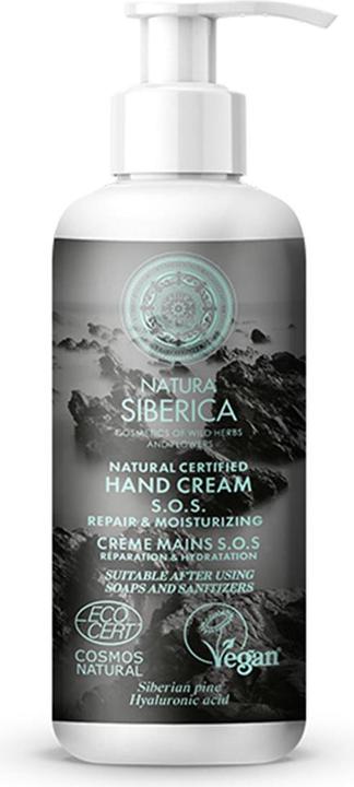 Natura Siberica Zertifizierte Handcreme S.O.S. Repair & Moisturizing Blue (250 ml)
