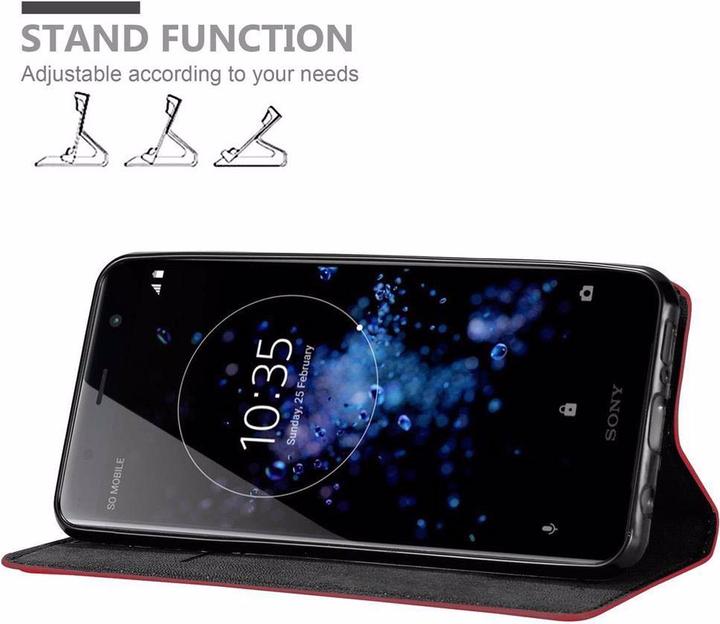 Actual product image Cadorabo Book Invisible Magnet Cover (Sony Xperia XZ2 Premium)