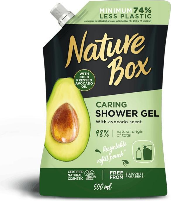Produktbild Nature Box Caring Shower Gel (500 ml)