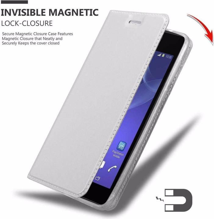 Image du produit Cadorabo Book Classy Style Cover (Sony Xperia M2, Sony Xperia M2 Aqua)