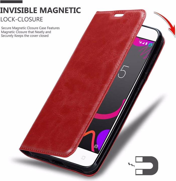 Immagine prodotto Cadorabo Copertina magnetica invisibile del libro (BQ Aquaris M5)