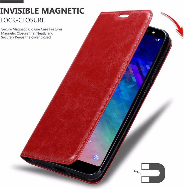 Immagine prodotto Cadorabo Copertina magnetica invisibile del libro (Samsung Galaxy A6+)