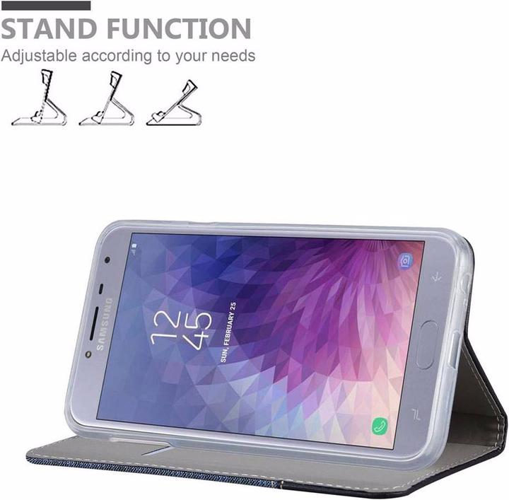 Image du produit Cadorabo Couverture look jeans Book (Samsung Galaxy J4 (2018))