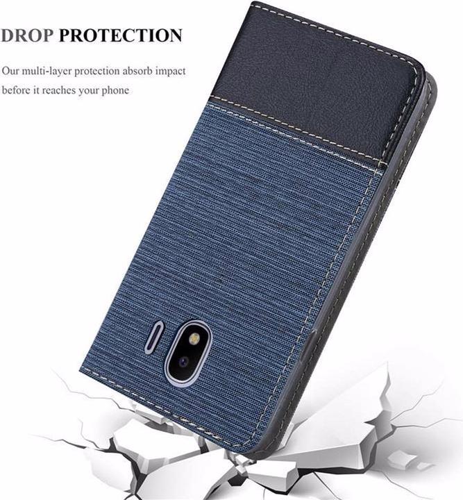 Image du produit Cadorabo Couverture look jeans Book (Samsung Galaxy J4 (2018))