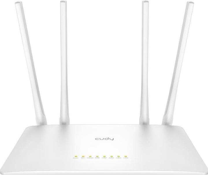 Actual product image Cudy WR1200 wireless router Fast Ethernet Dual-band ( / ) White