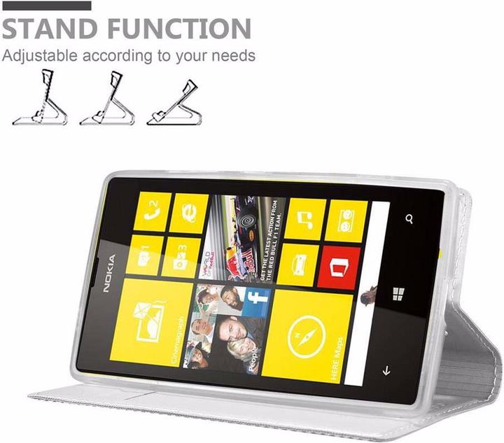 Produktbild Cadorabo Book Classy Style Cover (Nokia Lumia 520)