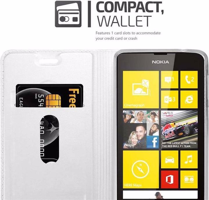 Produktbild Cadorabo Book Classy Style Cover (Nokia Lumia 520)