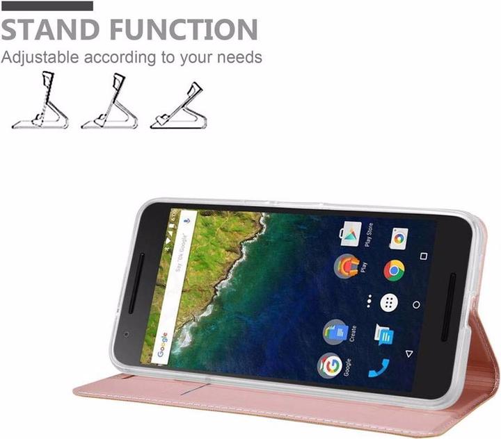 Immagine prodotto Cadorabo Copertina in stile libro di classe (Google Nexus 6p)
