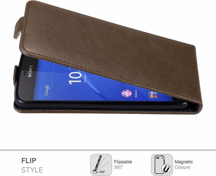 Immagine prodotto Cadorabo Flip come copertura invisibile (Sony Xperia Z3 Compact)
