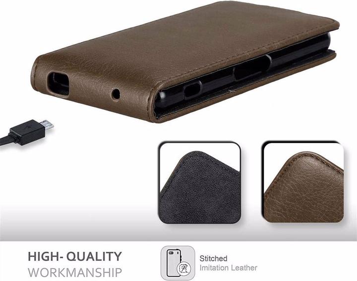 Immagine prodotto Cadorabo Flip come copertura invisibile (Sony Xperia Z3 Compact)
