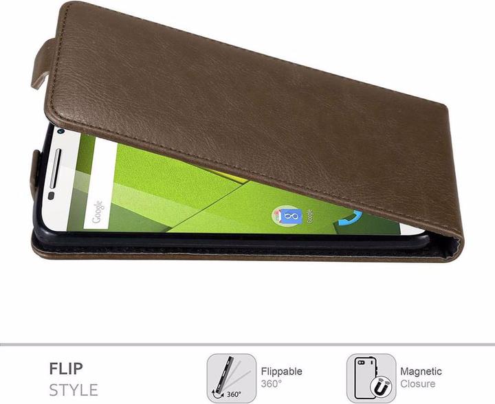 Image du produit Cadorabo Flip comme Invisible Cover (Motorola Moto X Play)