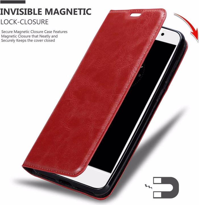 Produktbild Cadorabo Book Invisible Magnet Cover (Huawei Enjoy 7 Plus)